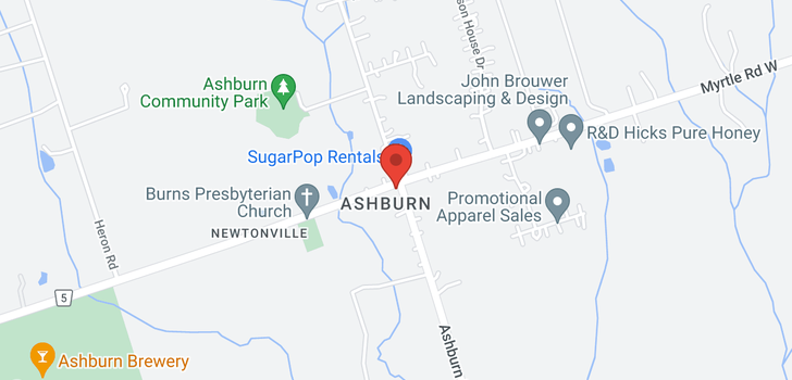 map of 8990 ASHBURN RD